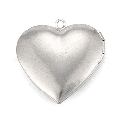 Non-Tarnish 316 Surgical Stainless Steel Locket Pendants&nbsp;STAS-C026-09P