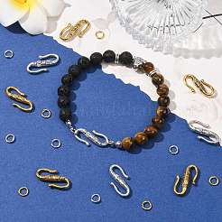 Tibetan Style Alloy S-Hook Clasps&nbsp;FIND-FS0005-25AS