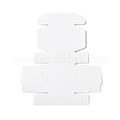 正方形の紙のギフトボックス  ギフトラッピング用折りたたみボックス  花柄  5.6x5.6x2.55cm&nbsp;CON-B010-01A