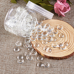 Transparent Glass Cabochons&nbsp;GGLA-CD0001-03