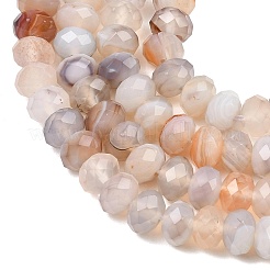 Natural Botswana Agate Beads Strands&nbsp;G-C259-A21-5x8mm