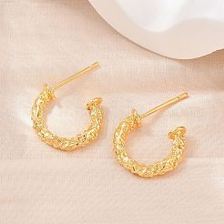 Brass Stud Earrings&nbsp;KK-Z166-10G