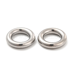 変色しない304ステンレススチール製リンクリング  丸いリング  14x3mm  内径：8mm&nbsp;STAS-D246-01A-03P