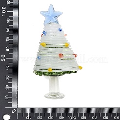 Handmade Lampwork Christmas Tree Ornaments&nbsp;LAMP-C026-06F