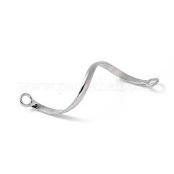 925 Sterling Silver Connector Charms&nbsp;STER-M093-04P