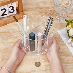 Acrylic Desktop Pen Holder Storage Box&nbsp;OFST-WH0004-043