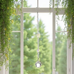 304 Stainless Steel & Glass Suncatcher&nbsp;HJEW-JM05010