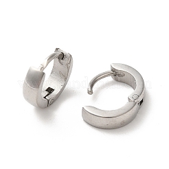 Non-Tarnish Polishing 304 Stainless Steel Hoop Earrings&nbsp;EJEW-P255-11P