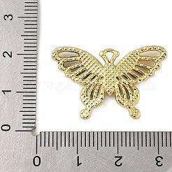 合金ラインストーンペンダント  UVメッキ  蝶  ライトゴールド  19x29x3.5mm  穴：1.5mm&nbsp;PALLOY-P308-11KCG