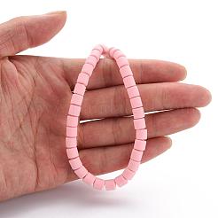 樹脂粘土ビーズ連売り  コラム  ピンク  5~7x6mm  穴：1.5~2mm  約61~69個/連  15.74インチ&nbsp;X-CLAY-T001-C26