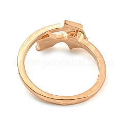 クリスタルラインストーンカフリングセット  金合金の重ね付けリング  ムーン  内径：16~18mm  9個/セット&nbsp;PW-WG14865-03