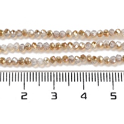 Electroplate Glass Beads Strands&nbsp;X-EGLA-J144-HR-C04
