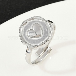 304 Stainless Steel Finger Rings&nbsp;RJEW-H254-08C-P