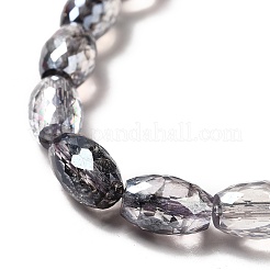 Electroplate Transparent Glass Beads Strand&nbsp;GLAA-G088-06