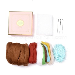 Imitation Dessert Gift Box Needle Felting Kit&nbsp;DIY-D065-03P