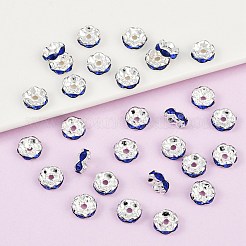 Brass Rhinestone Spacer Beads&nbsp;RSB030NF-15
