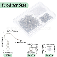 200Pcs Brass Earring Hooks&nbsp;KK-SP0001-44P