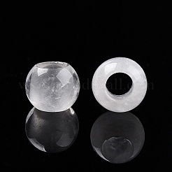 Natural Quartz Crystal European Beads&nbsp;G-T092-10mm-24