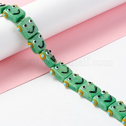 Handmade Lampwork Beads Strands&nbsp;LAMP-D015-07G