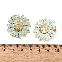 304 Stainless Steel Enamel Stud Earrings&nbsp;SA-CBA0141-03G