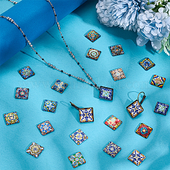 4 Bags Glass Cabochons&nbsp;GGLA-PH0001-75A