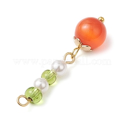 10Pcs 10 Colors Cat Eye Pendants&nbsp;PALLOY-JF04084