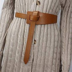 Cowhide Leather Chain Belts&nbsp;AJEW-WH0348-192A-02
