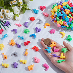 400g 2スタイル psプラスチックビーズ  混合図形  ミックスカラー  14.5~26.5x16.5~24.5x8~10.5mm  穴：3~3.8mm; 200g /スタイル  約120個/スタイル&nbsp;FIND-HY0005-11