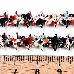 Spray Painted Synthetic Turquoise Beads Strands&nbsp;UNKW-T001-11K-03