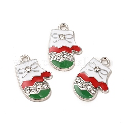 Christmas Alloy Enamel Pendants&nbsp;X-ENAM-M053-10P