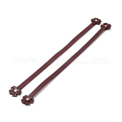 Sakura Flower End Cowhide Leather Sew On Bag Handles&nbsp;FIND-D027-18A