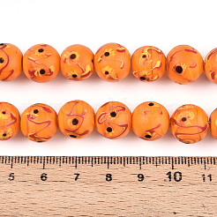 Handmade Lampwork Beads Strands&nbsp;LAMP-N028-05C