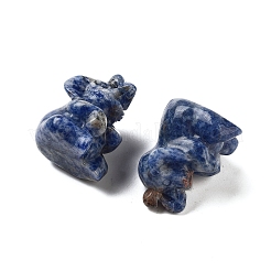 Natural Blue Spot Jasper Carved Figurines&nbsp;DJEW-L023-D03