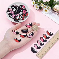 240Pcs 6 Styles Felt Craft Doll Mouth&nbsp;DOLL-NB0001-04