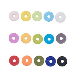 15 Colors Handmade Polymer Clay Beads&nbsp;CLAY-X0011-02A