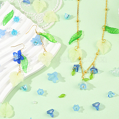 DIYジュエリー作成キット  真鍮ボールピンを含む  アクリルビーズとビーズ  ミックスカラー  35x0.6mm  30pc&nbsp;DIY-SZ0011-01