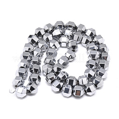 Electroplate Non-magnetic Synthetic Hematite Beads Strands&nbsp;G-T061-31A