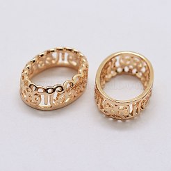 プロングセッティングで真鍮縫い  先のとがったバックラインストーンの細線細工オープンバッククローセッティング  オーバル  ライトゴールド  トレイ：10x14mm  16x12x5.5mm&nbsp;KK-E753-01LG-10x14