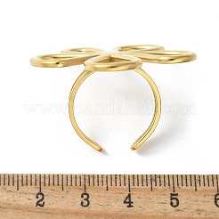 304 Stainless Steel Cuff Rings&nbsp;LS-RJEW-S621-02A-G