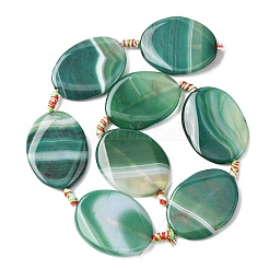 Natural Banded Agate Beads Strands&nbsp;G-P605-L02-01