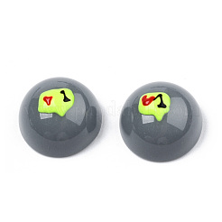 Halloween Opaque Resin Enamel Cabochons&nbsp;CRES-N031-016