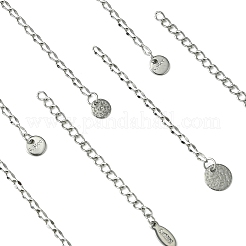 12Pcs 4 Styles 304 Stainless Steel Chain Extender&nbsp;FIND-FS0002-96B