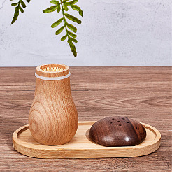 Wood Toothpick Bottle&nbsp;AJEW-WH0329-42
