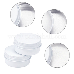 Round Aluminium Tin Cans&nbsp;CON-WH0079-13C