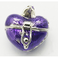 Brass Prayer Box Pendants&nbsp;KK-Q198-M
