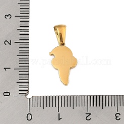 Christmas Theme 304 Stainless Steel Pendants&nbsp;STAS-R007-01T-G