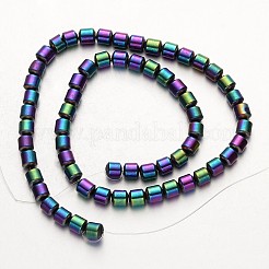 Electroplate Non-magnetic Synthetic Hematite Bead Strands&nbsp;G-F300-28-02