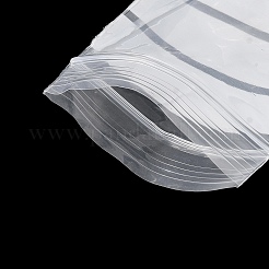 PE製再封可能袋 100枚  ジップトップバッグ  書き込むことができます  長方形  透明  4.8~6x4.1x0.01cm&nbsp;OPP-Z003-01A