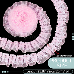 1Pc Double Layer Pleated Lace Ribbon&nbsp;OCOR-BC0007-97A