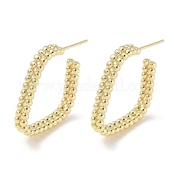 Brass Stud Earrings for Women&nbsp;KK-CBAD851-34G